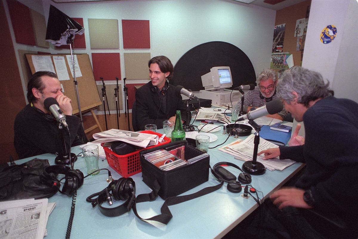 Douglas Vinci, Martin Ciccioli, Lalo Mir y Bobby Flores 2002