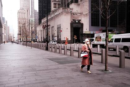 Downtown, en Manhattan, una ciudad fantasma
