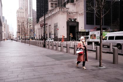 Downtown, en Manhattan, una ciudad fantasma sin el 1,6 millones de oficinistas que solían transitar a diario