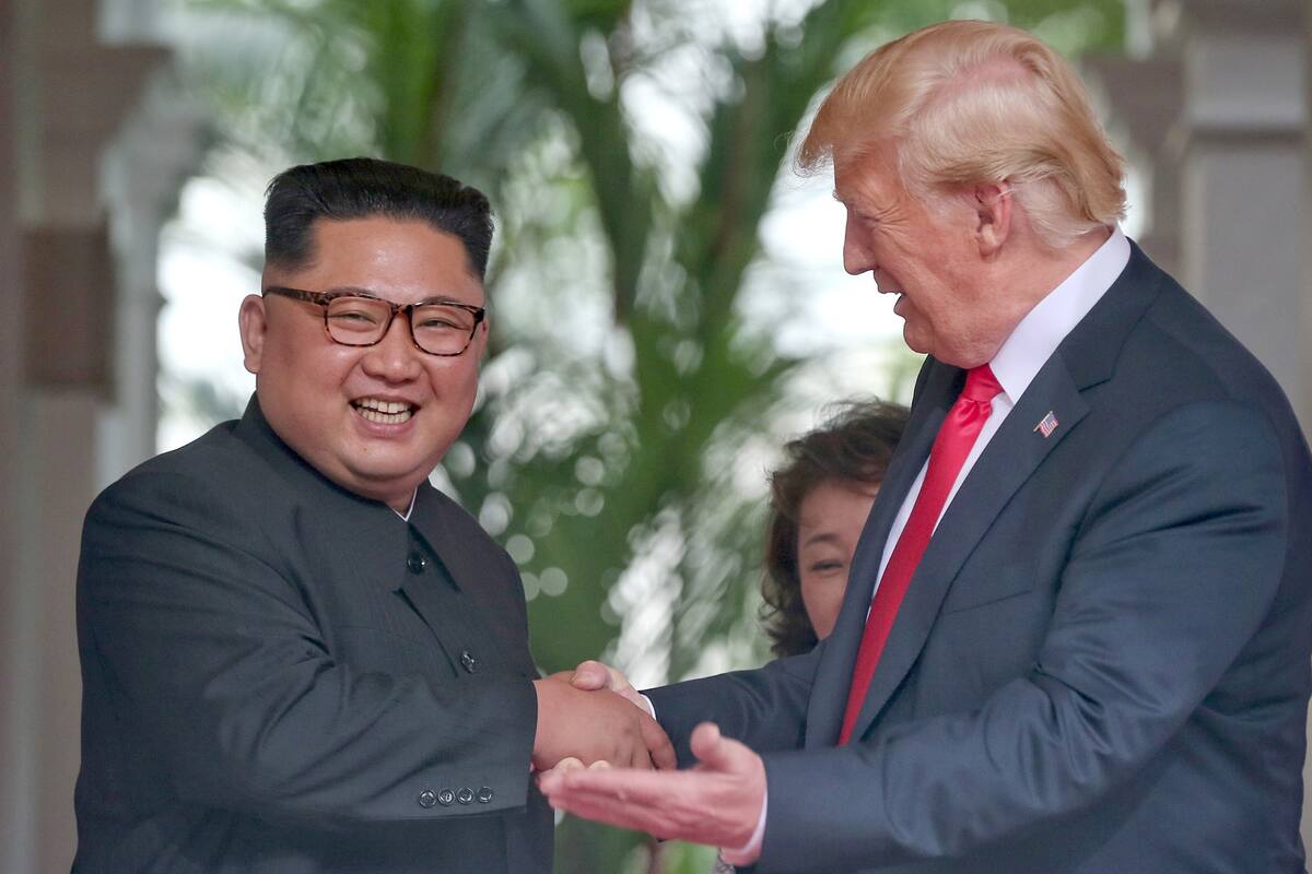 Dponal Trump y Kim Jong-un