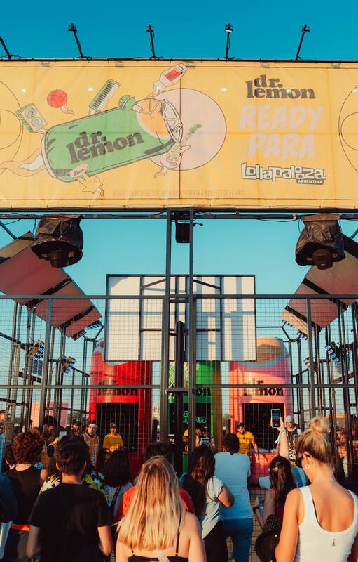 Dr. Lemon presente en el Lollapalooza.