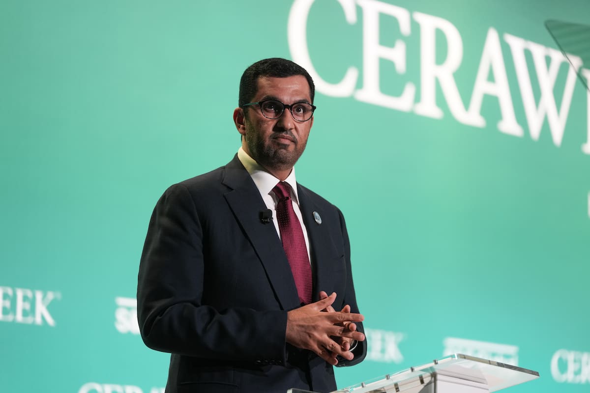 Dr. Sultan Ahmed Al Jaber, ministro de Emiratos Arabes Unidos, en el CERAWeek by S&P Global