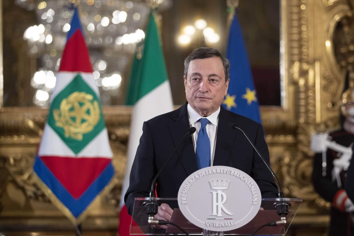 Draghi recibió hoy el encargo de formar un gobierno técnico