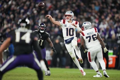 Drake Maye lidera a los Patriots a una victoria 28-24 sobre los Ravens y asegura lugar en playoffs