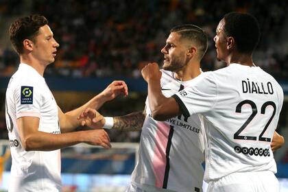 Draxler y Diallo festejan con Icardi