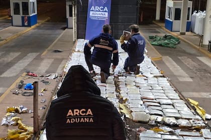 Droga incautada en la frontera con Paraguay