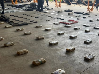 Droga incautada tras el arresto de Sebastián Marset en Santa Cruz de la Sierra, Bolivia