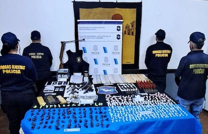 Drogas, armas y municiones incautadas en los operativos de prevención en La Cava