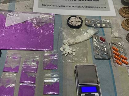 Drogas secuestradas a una banda narco de Nueva Pompeya