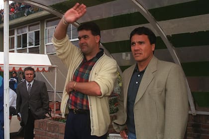 José Luis Brown, en su etapa como entrenador, en 2000