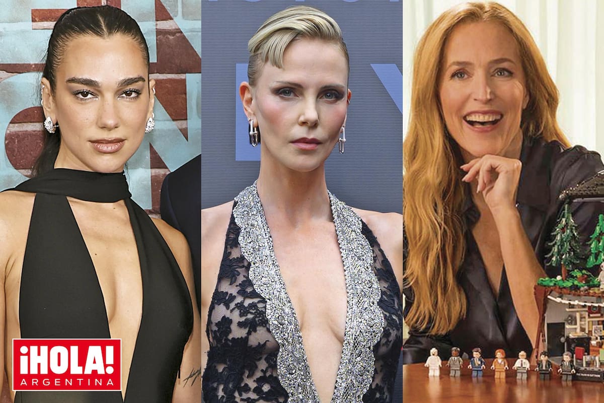 Dua Lipa, Charlize Theron y Gillian Anderson