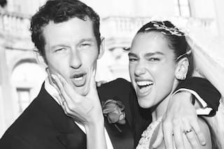 Dua Lipa mostró fotos inéditas de su casamiento con Callum Turner en Sicilia