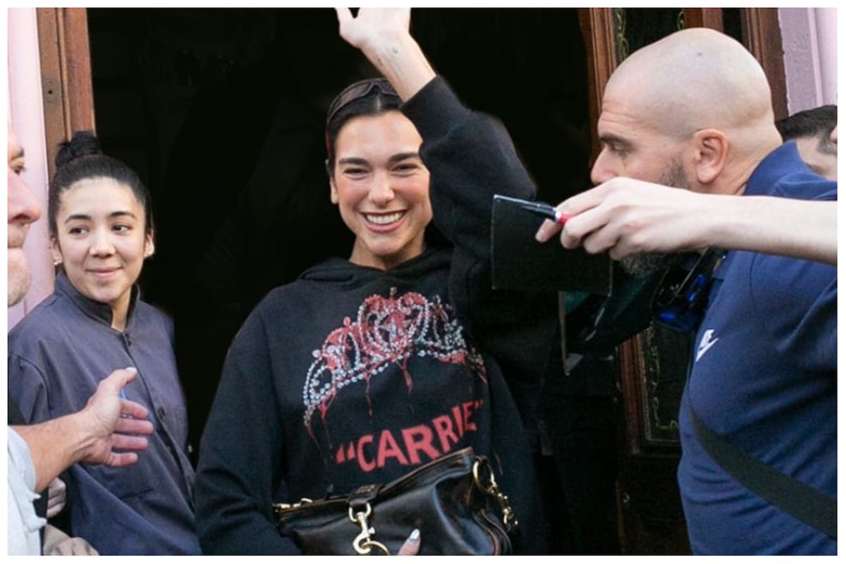 Dua Lipa recorrió las calles porteñas y almorzó en un reconocido restaurant de Palermo