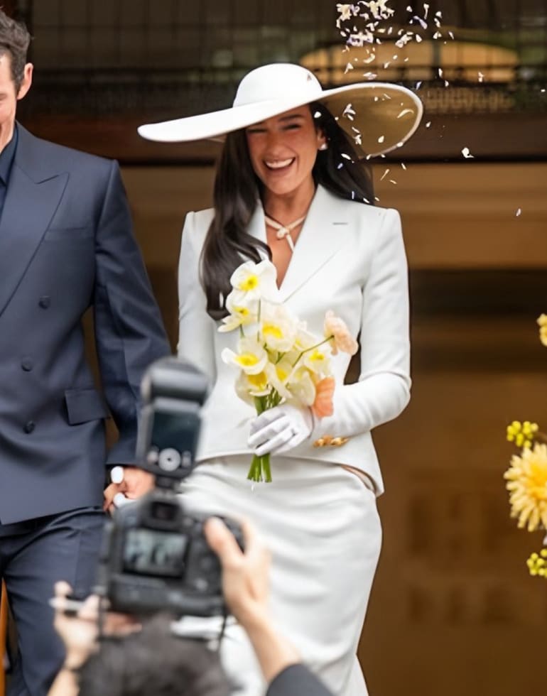 Dua Lipa se casó el sábado en Londres con el actor Callum Turner