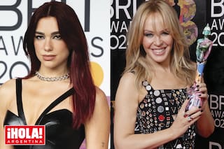 Kylie Minogue y Dua Lipa sorprendieron con sus cambios de looks en los BRIT Awards