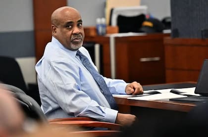 Duane Davis durante el primer día de la selección del jurado en su juicio por asesinato este lunes