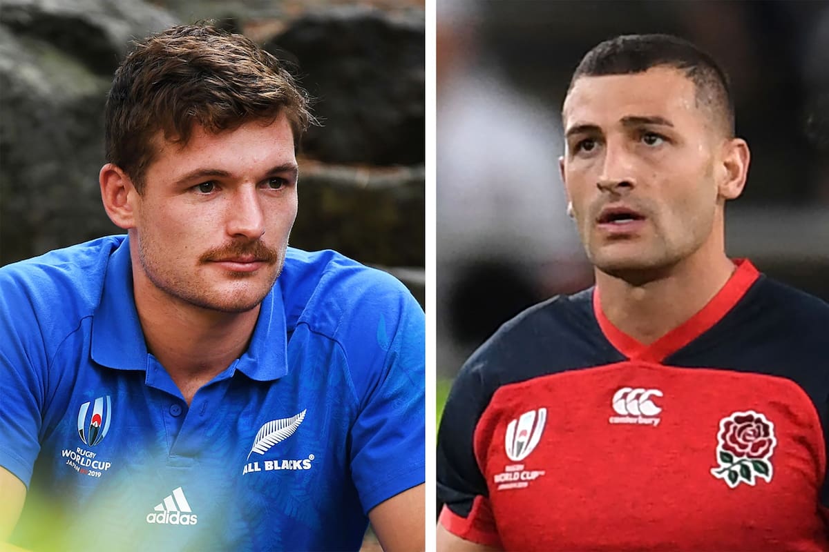 Duelo de wings: George Bridge, de los All Blacks, y Jonny May, de Inglaterra