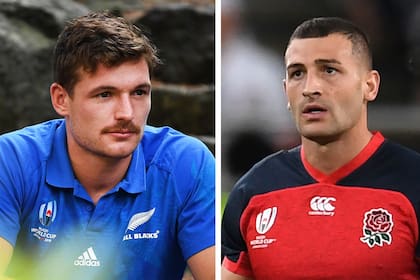 Duelo de wings: George Bridge, de los All Blacks, y Jonny May, de Inglaterra