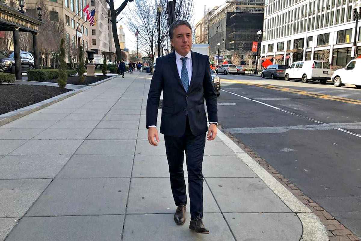 Dujovne, en Washington, al cerrar su primer viaje del año a Estados Unidos.