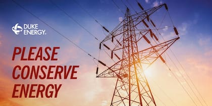 Duke Energy pidió reducir el uso de energía eléctrica durante la ola de calor | Fuente: X @dukeenergy