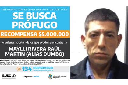 Dumbo está prófugo desde mayo del año pasado