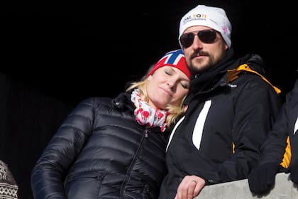 Durante el Campeonato Mundial de Esquí celebrado en Holmenkollen, Oslo. Es un deporte que los apasiona y que dominan.