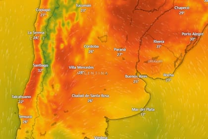 Durante el fin de semana, la Ciudad de Buenos Aires experimentará un descenso de temperatura