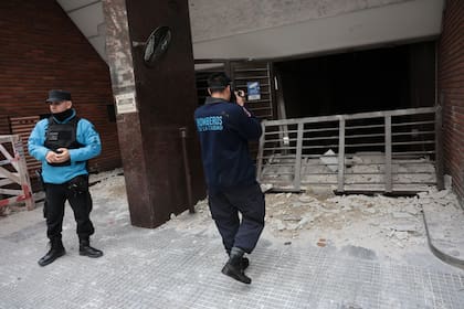 Durante el mediodía, se realizaron peritajes en la sala de calderas