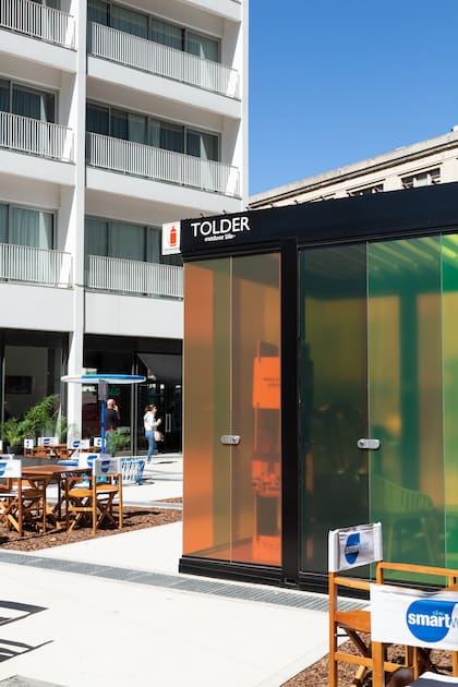 Durante el mes de Experiencia Living, la gente que se acerque al stand tiene un 25% de descuento comprando una pérgola inteligente.