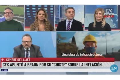 Durante el Pase, los conductores debatieron sobre las licitaciones que realiza el gobierno