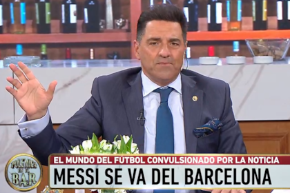 En una discusión moderada por Iúdica, Adríán Cormillot cuestionó a Gastón Recondo por su información sobre Messi y el periodista deportivo estalló: "¿Para qué ponés en duda mi palabra?"