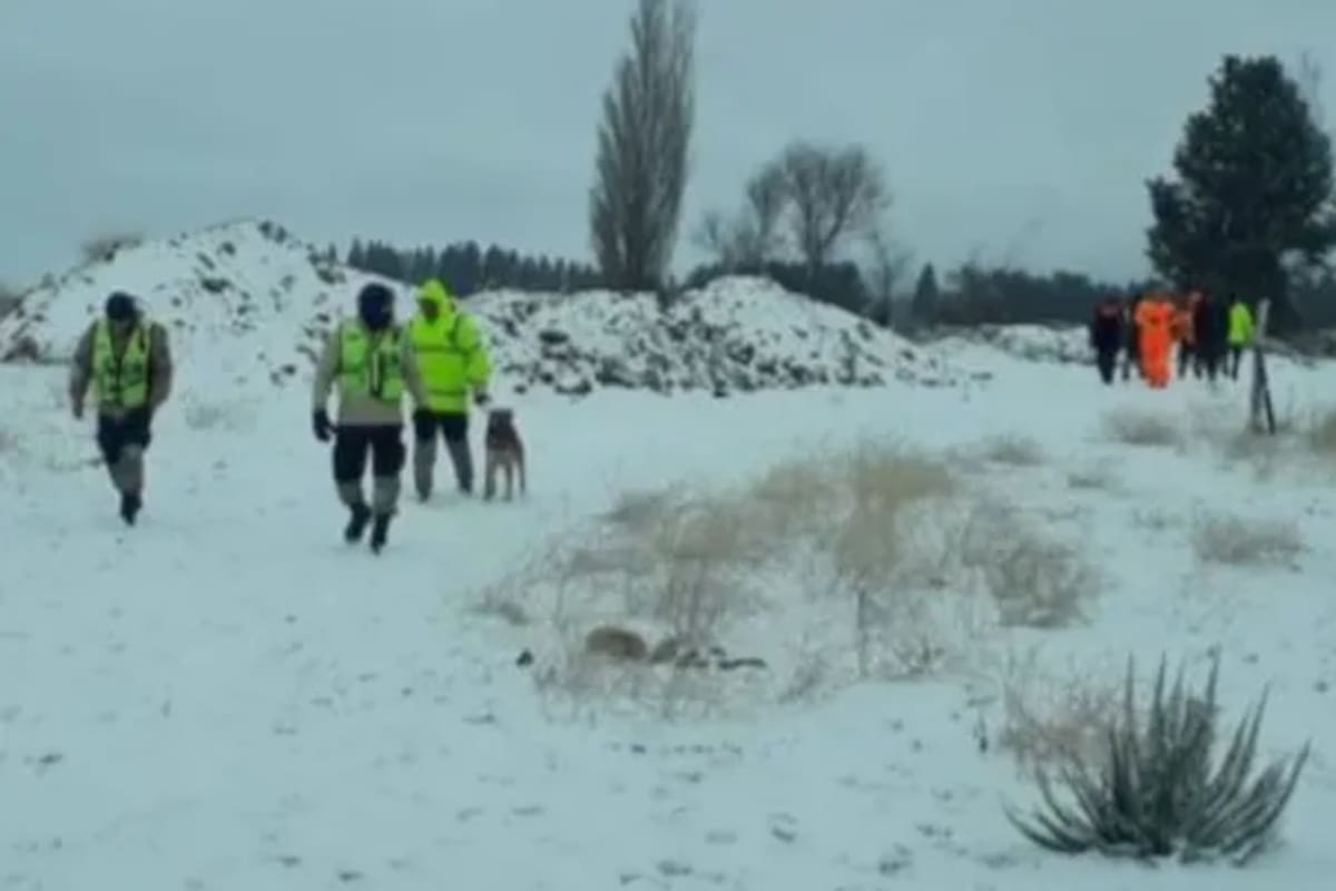 Durante el rastrillaje encontraron el cuerpo enterrado a poca profundidad