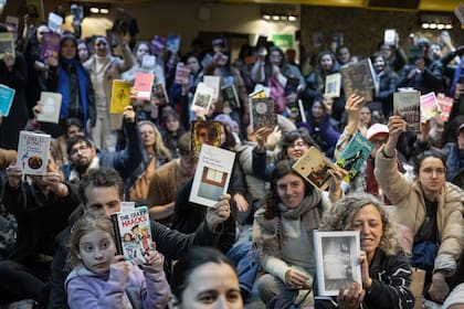 Durante el recorrido también fue posible intercambiar libros