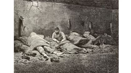 Durante gran parte de la historia humana, quienes que no podían permitirser una cama tenían que dormir sobre paja o vegetación seca