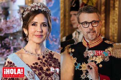 Durante la estadía en Estocolmo, la soberana danesa impactó con la tiara de rubíes que la reina Ingrid (abuela de su marido) legó al actual rey para que la llevara su mujer.