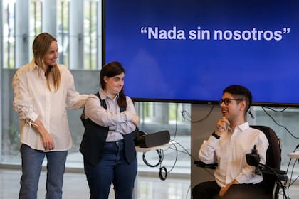 Durante la Expo Empleo Barrial edición Discapacidad que se realizó en noviembre