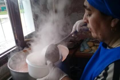 Durante la pandemia del coronavirus, el comedor alimenta a 150 personas