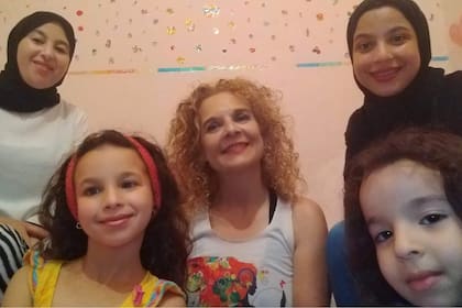 Durante la pandemia, Fabiana vivió varios meses en un barrio de Tanger.