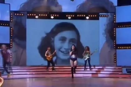 Durante la presentación de Sofía Jujuy Jiménez se proyectó una imagen de Ana Frank en la pista de baile y generó indignación en las redes