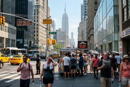 Durante los próximos días se espera que las temperaturas aumenten en la ciudad de Nueva York