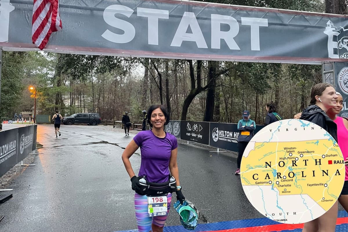 Durante seis meses, Warrier llevó adelante una exigente rutina de entrenamiento que incluyó correr hasta 146 kilómetros semanales (runningwarrier)