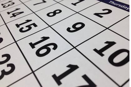 Durante septiembre no habrá feriados