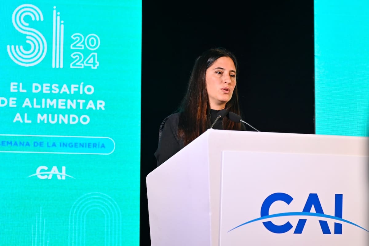 Durante su discurso en CAI, la presidente de la Coordinadora de las Industrias de Productos Alimenticios (Copal), Carla Martín Bonito