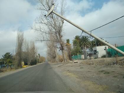 Durante toda la jornada del domingo se vivieron horas de gran tensión y preocupación por el fuerte impacto que tuvo el viento.