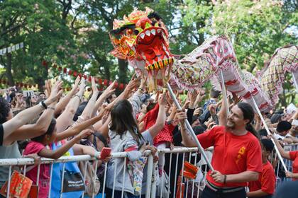 Durante todo el día de hoy y mañana se celebra el Festival del Año Nuevo Chino 2019