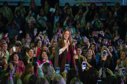 Durante un acto "360" con mujeres en San Fernando, Vidal les dijo: "El Gobierno las necesita"