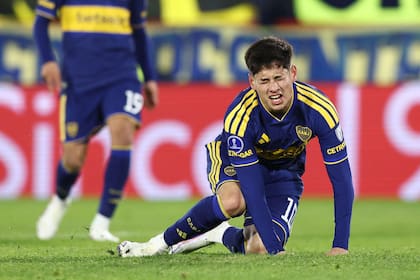 Durísima baja para Boca la lesión del pibe Tomás Aranda (Photo by Alejandro PAGNI / AFP)