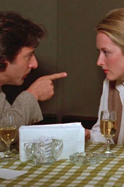 Dustin Hoffman y Meryl Streep en Kramer vs. Kramer, la primera y única película que reunió a dos colosos de la actuación, que tuvieron sus asperezas en el set