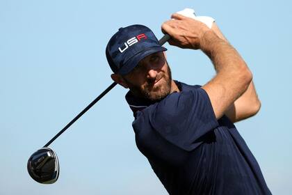 Dustin Johnson fue imbatible en los duelos por equipos y tuvo un compañero a su mismo nivel este sábado con Collin Morikawa.