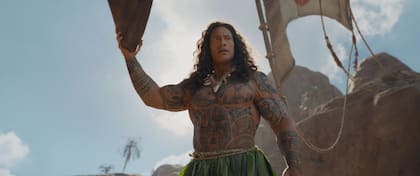 Dwayne Johnson ahora le pone todo el cuerpo al personaje de Maui